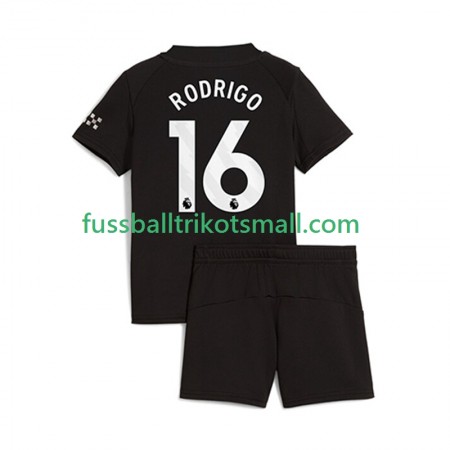 Fußballtrikots Manchester City Rodrigo Hernandez 16 Kinder 2025-2026 Kurzarm Auswärts-trikot kaufen